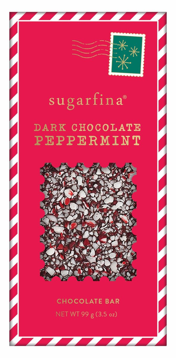 DARK CHOCOLATE PEPPERMINT CHOCOLATE BAR BY SUGARFINA Sugarfina Christmas Candy Bonjour Fete - Party Supplies