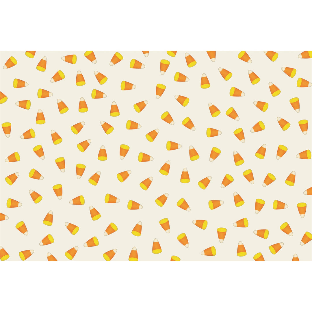 DIE CUT CANDY CORN PLACEMAT Hester & Cook Halloween Tableware Bonjour Fete - Party Supplies