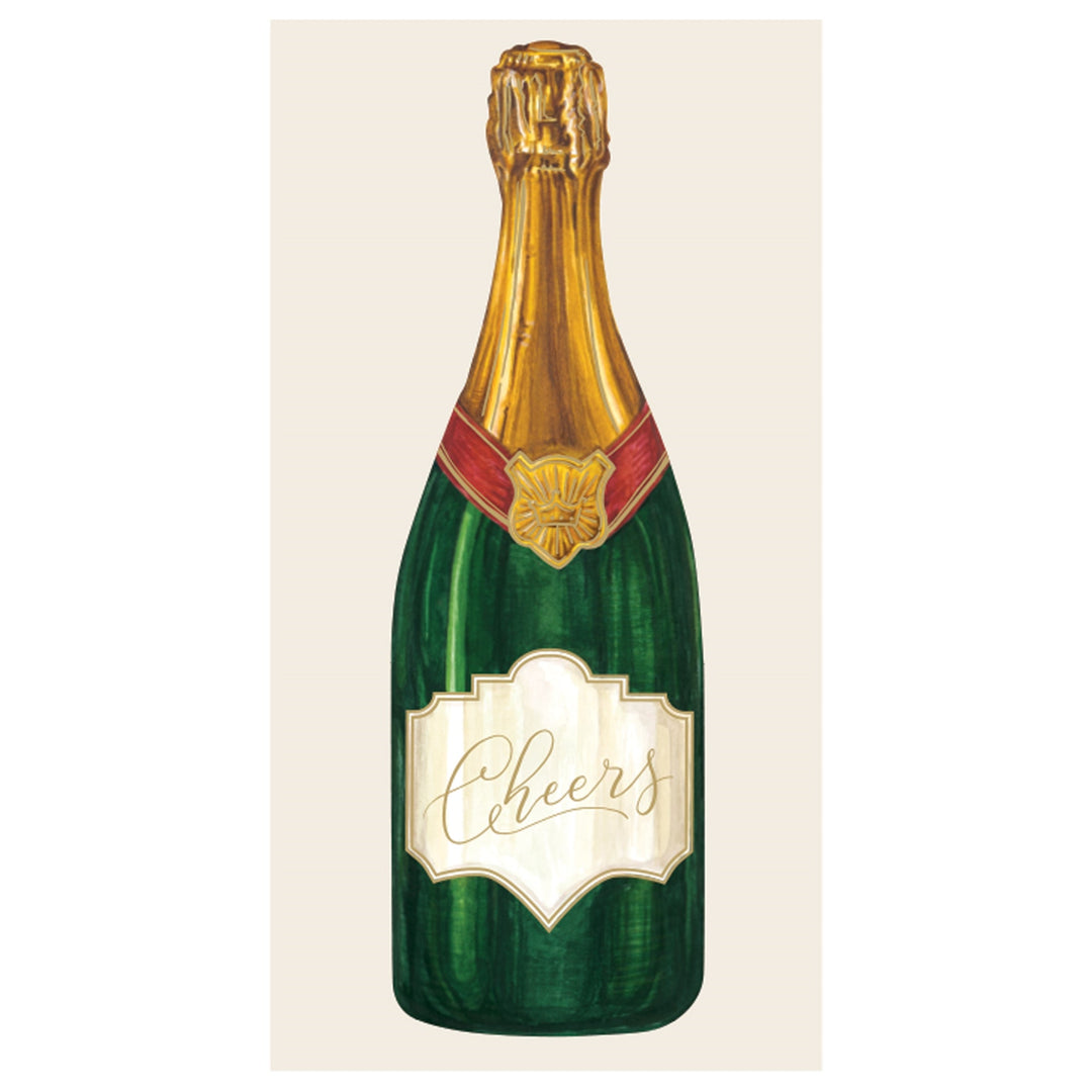 CHAMPAGNE GUEST NAPKIN Hester & Cook Napkin Bonjour Fete - Party Supplies