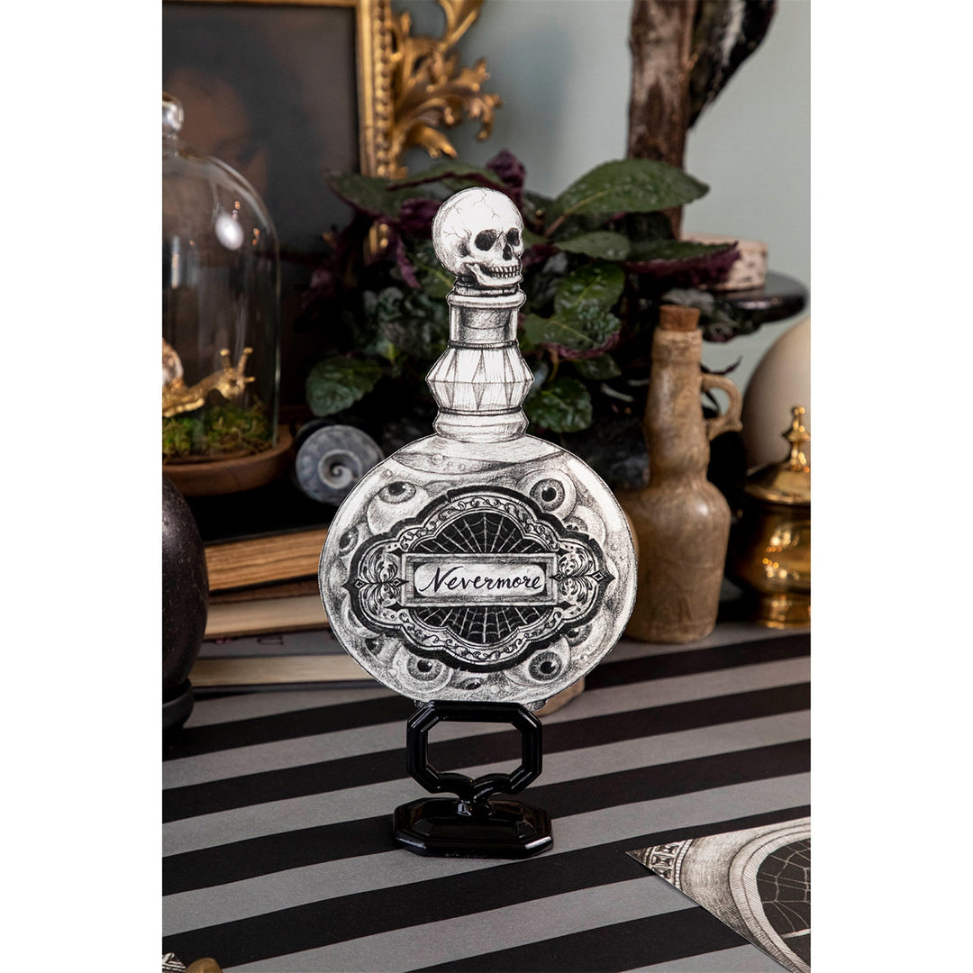 POISON BOTTLE TABLE ACCENT Hester & Cook Halloween Tableware Bonjour Fete - Party Supplies