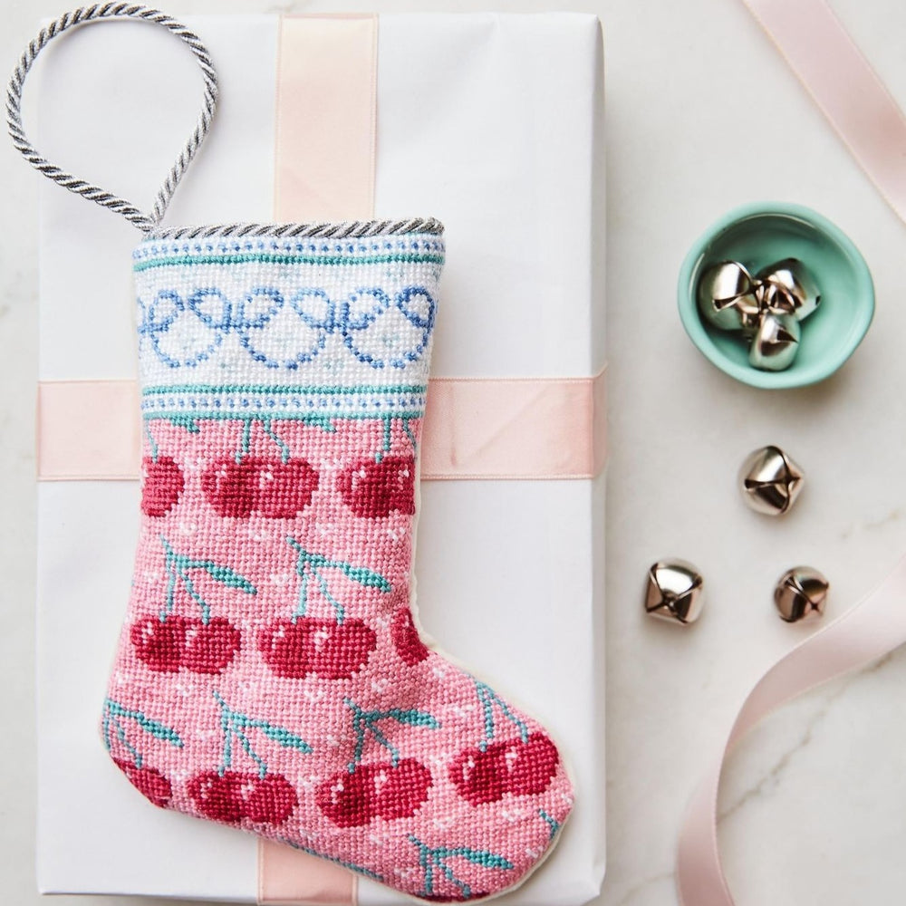 LIFE IS A BOWL OF CHERRIES BY NICKY HILTON BAUBLE STOCKING Bauble Stockings Stocking Bonjour Fete - Party Supplies