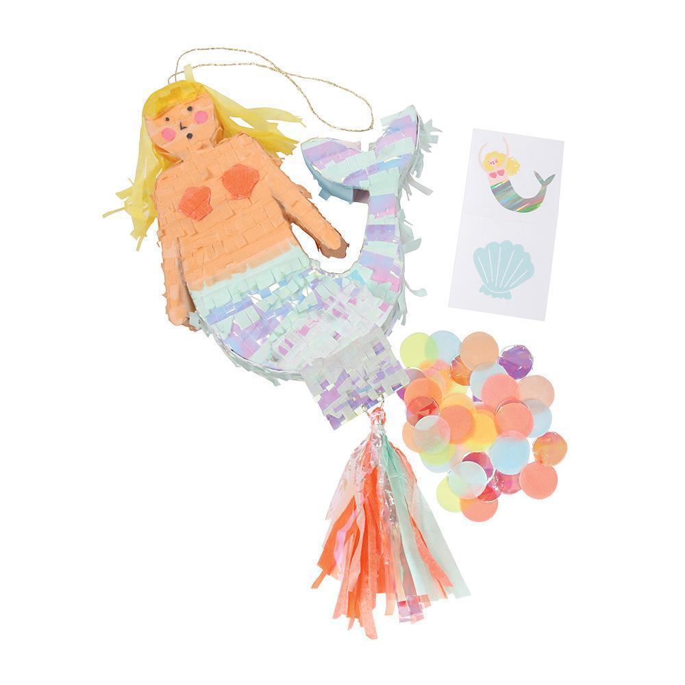 MERMAID PIÑATA PARTY FAVOR Meri Meri Mini Pinatas Bonjour Fete - Party Supplies