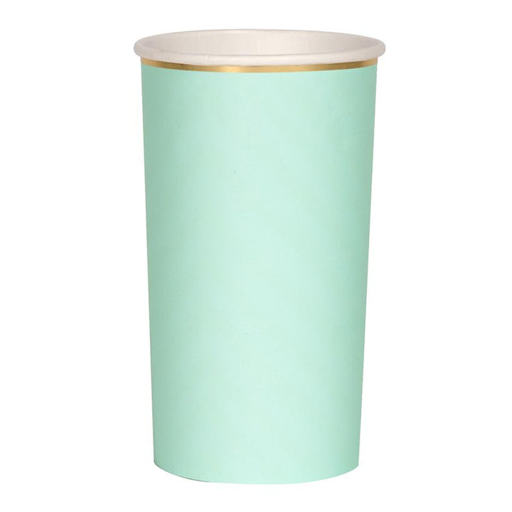 MINT GREEN CUPS Meri Meri Cups HIGHBALL - 13 OZ Bonjour Fete - Party Supplies