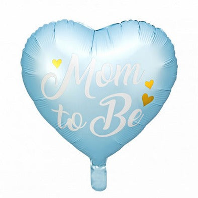 BLUE MOM TO BE FOIL BALLOON Party Deco Bonjour Fete - Party Supplies