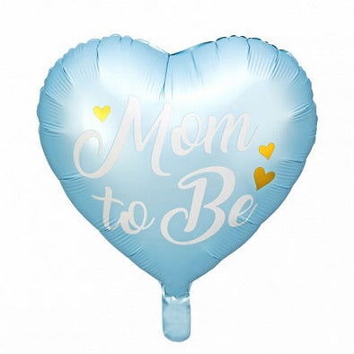 BLUE MOM TO BE FOIL BALLOON Party Deco Bonjour Fete - Party Supplies