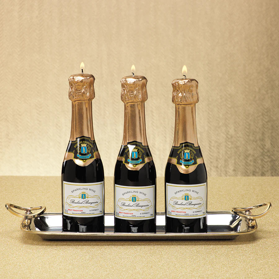 Zodax Mini Champagne Bottle Candle