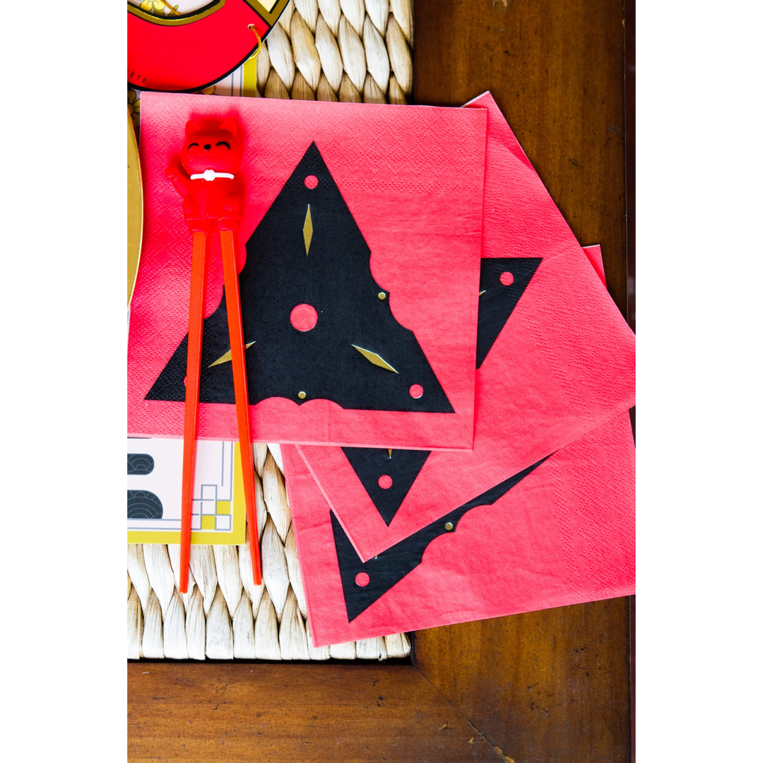 NINJA DINNER NAPKINS Ma Fete Napkins Bonjour Fete - Party Supplies