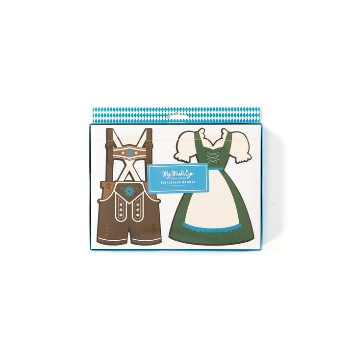 OKTOBERFEST LEDERHOSEN BANNER My Mind's Eye Garlands & Banners Bonjour Fete - Party Supplies
