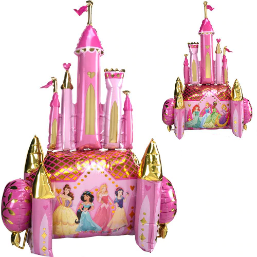 ONCE UPON A TIME PINK PRINCESS AIRWALKER BALLOON LA Balloons Balloons Bonjour Fete - Party Supplies