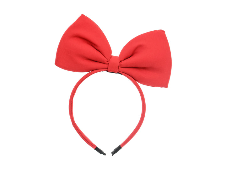 RED BOW HEADBAND Party Deco Kid's hair Bonjour Fete - Party Supplies