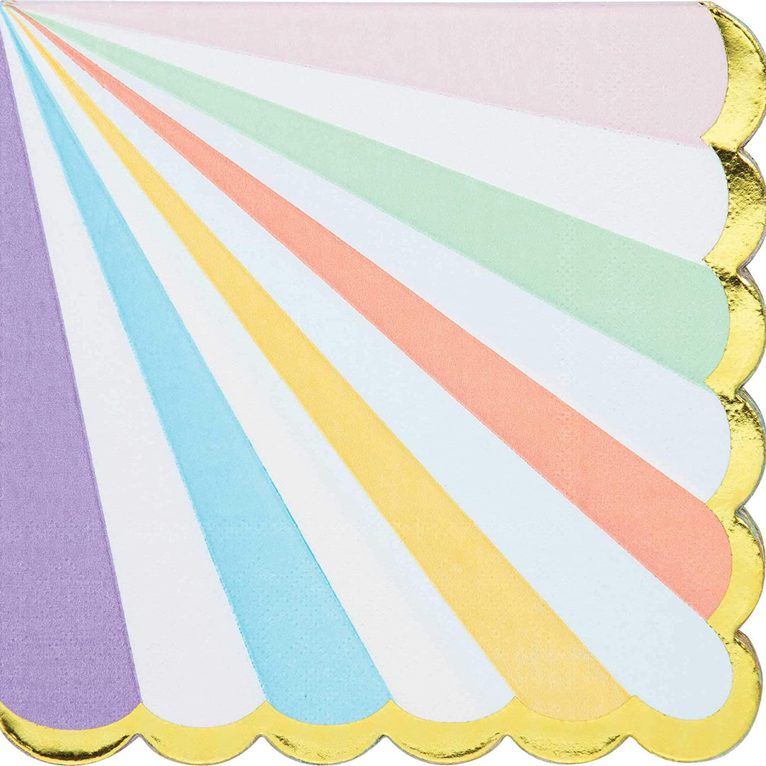 PASTEL CELEBRATION NAPKINS Creative Converting Napkins Bonjour Fete - Party Supplies