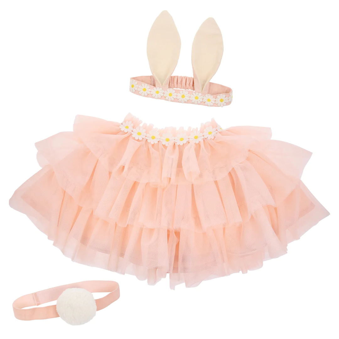 PEACH TULLE BUNNY COSTUME Meri Meri Kid's Accessories & Costumes Bonjour Fete - Party Supplies