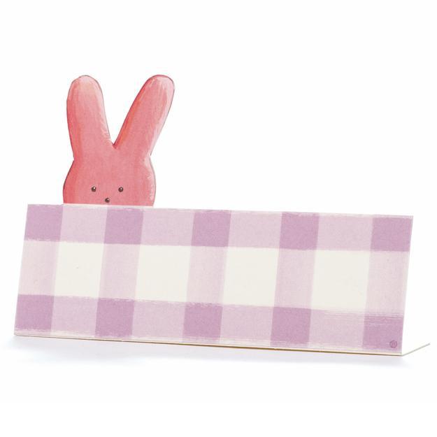 DIE-CUT PEEPS BUNNY PLACE CARDS Hester & Cook Easter Tableware Bonjour Fete - Party Supplies