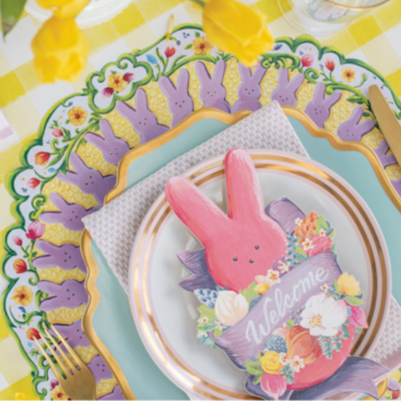 PEEPS BUNNY TABLE ACCENT Hester & Cook Place Cards Bonjour Fete - Party Supplies