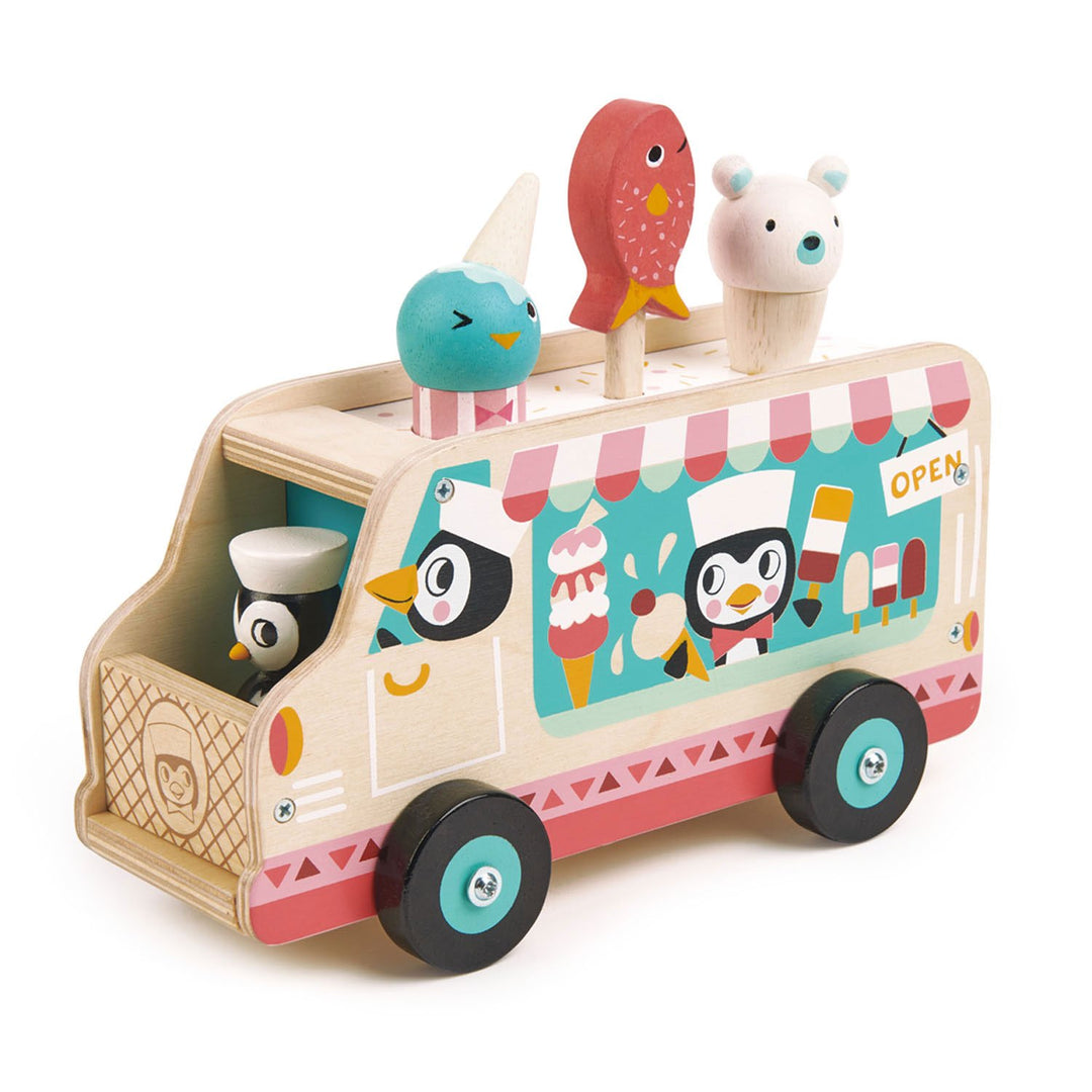 PENGUIN'S GELATO VAN Tender Leaf Toys Toy Bonjour Fete - Party Supplies