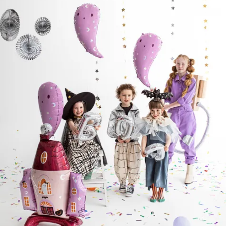 PINK HAUNTED HOUSE BALLOON