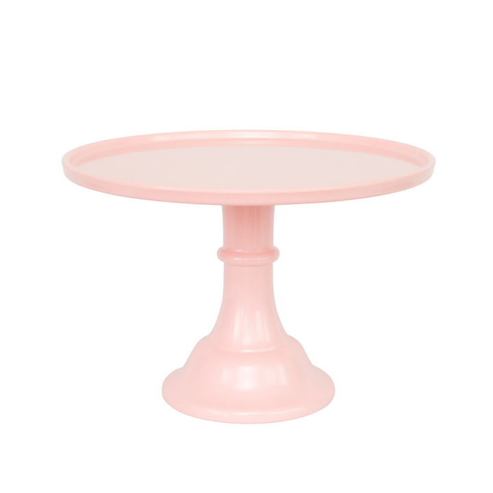 PEONY PINK MELAMINE CAKE STAND Joyeux Cake Stands Bonjour Fete - Party Supplies
