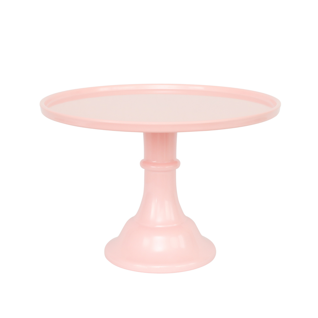 PEONY PINK MELAMINE CAKE STAND Joyeux Cake Stands Bonjour Fete - Party Supplies