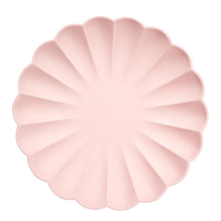 SIMPLY ECO PINK PLATES Meri Meri PLATES Bonjour Fete - Party Supplies