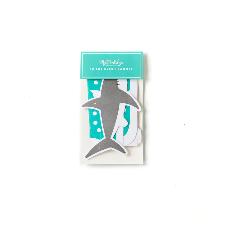 TO THE BEACH BANNER My Mind's Eye Garlands & Banners Bonjour Fete - Party Supplies