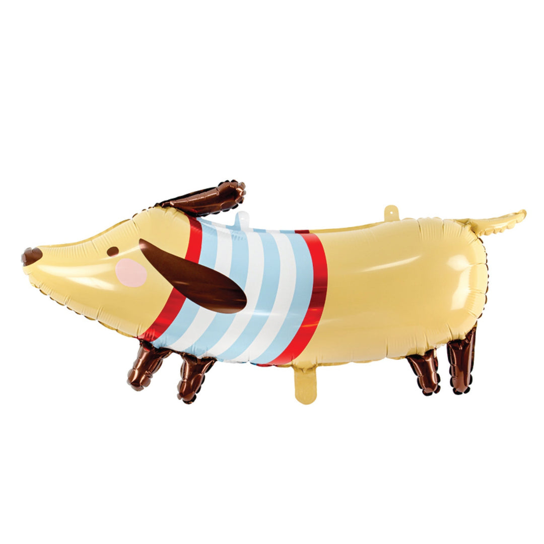 DACHSUND DOG BALLOON Party Deco Helium Balloons Bonjour Fete - Party Supplies