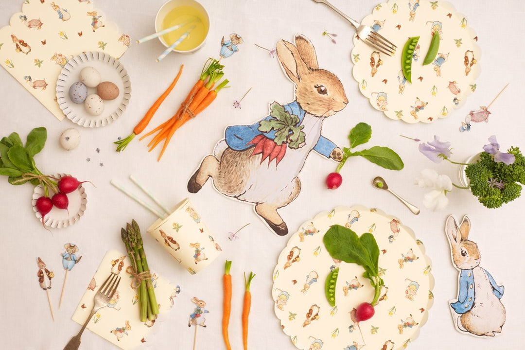 PETER RABBIT AND FRIENDS PLATES Meri Meri Plates Bonjour Fete - Party Supplies
