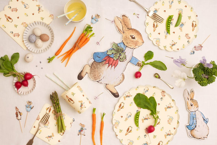 PETER RABBIT AND FRIENDS PLATES Meri Meri Plates Bonjour Fete - Party Supplies