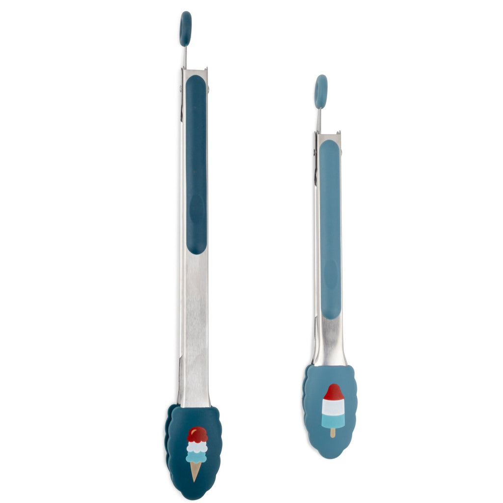 SUMMER THEMED LOCKING TONGS SET OF 2 – Bonjour Fête