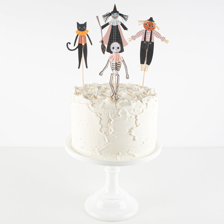 PUMPKIN PATCH CAKE TOPPERS Meri Meri Halloween Baking Bonjour Fete - Party Supplies