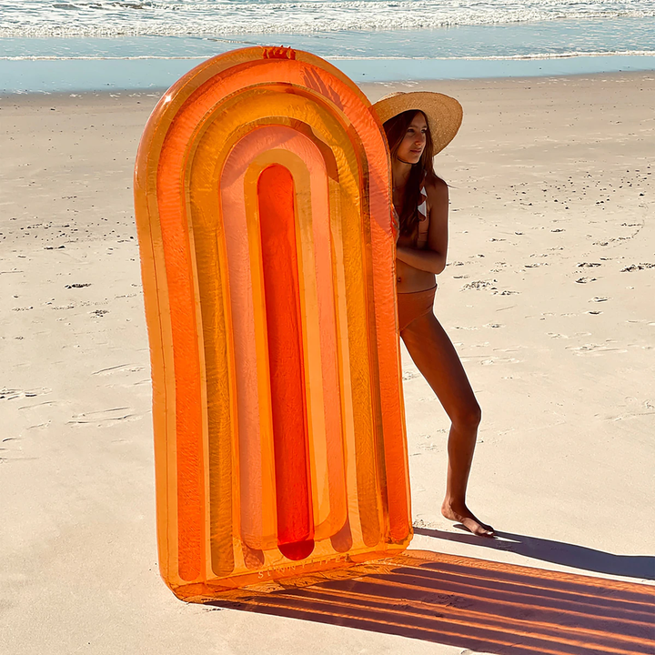 RAINBOW LUXE LIE-ON FLOAT Sunnylife Pool & Beach Bonjour Fete - Party Supplies