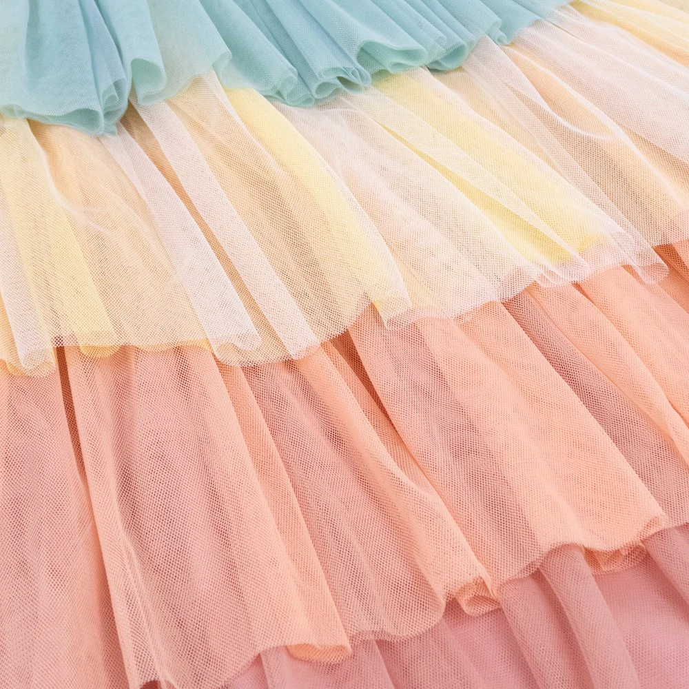 RAINBOW RUFFLE PRINCESS COSTUME FOR KIDS BY MERI MERI Meri Meri Dress Up Bonjour Fete - Party Supplies