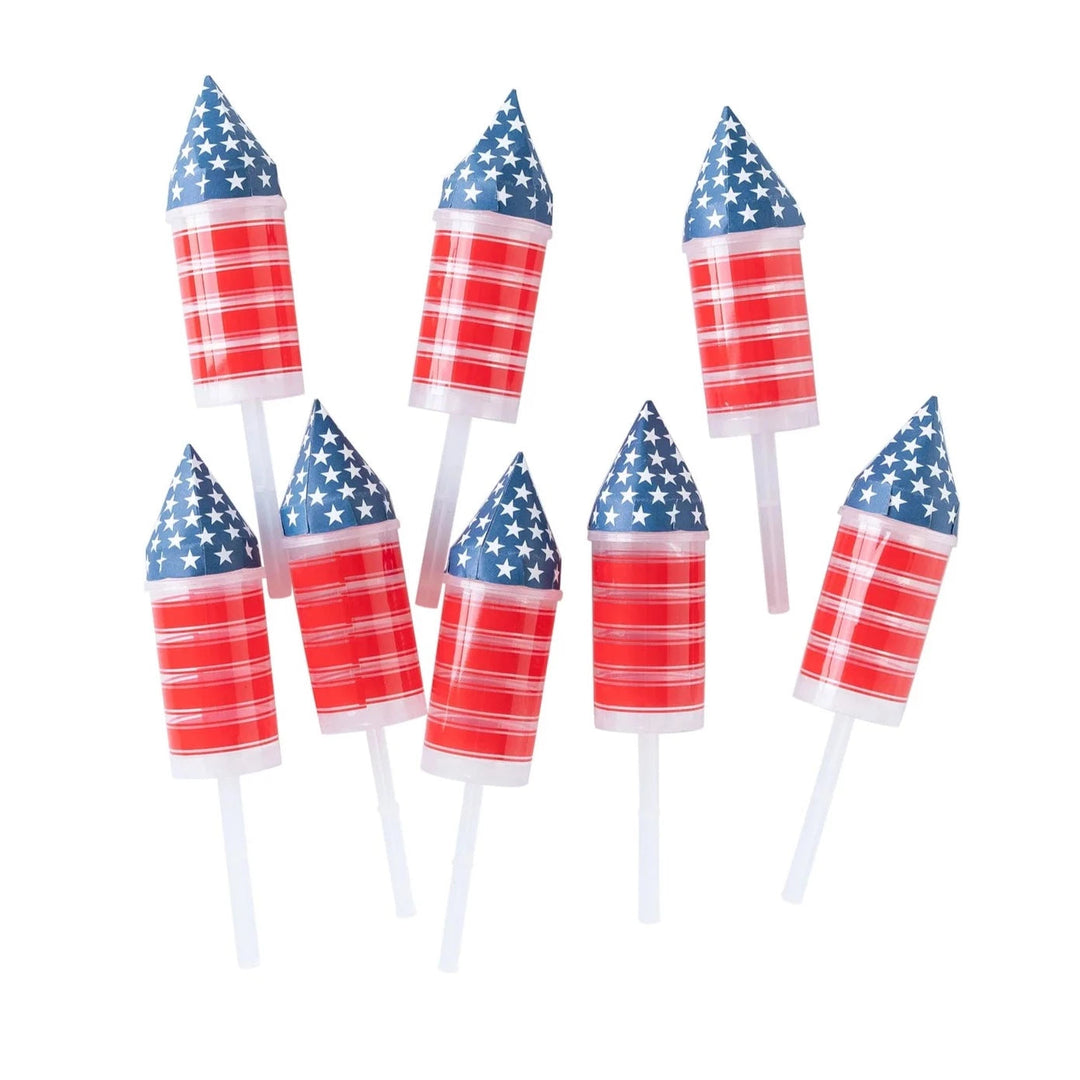 ROCKET 4TH OF JULY TREAT POPPERS My Mind’s Eye 0 Faire Bonjour Fete - Party Supplies