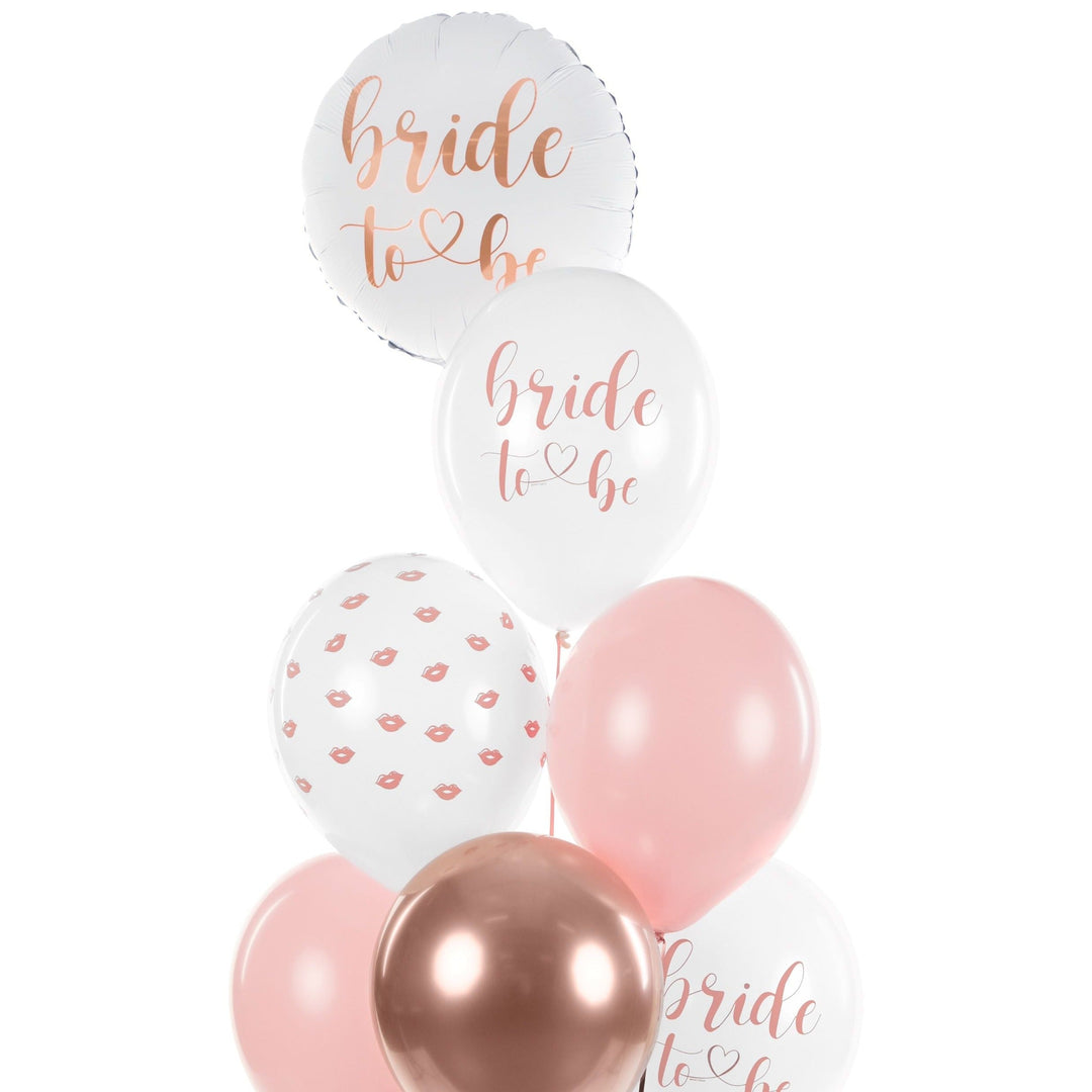 PINK BRIDE TO BE BALLOON MIX Party Deco Balloons Bonjour Fete - Party Supplies