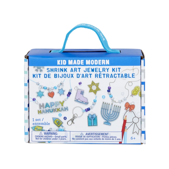 HANUKKAH SHRINK ART JEWEWL BY KID MADE MODERN Kid Made Modern Hanukkah Bonjour Fete - Party Supplies