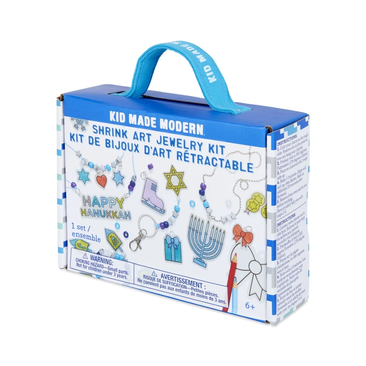 HANUKKAH SHRINK ART JEWEWL BY KID MADE MODERN Kid Made Modern Hanukkah Bonjour Fete - Party Supplies