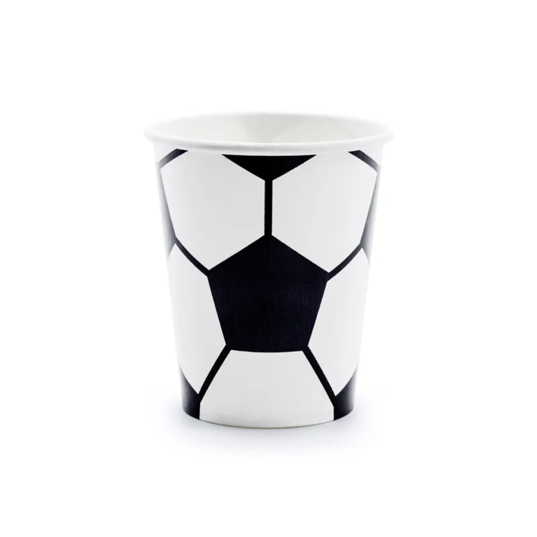 SOCCER PAPER CUPS Party Deco Cups Bonjour Fete - Party Supplies