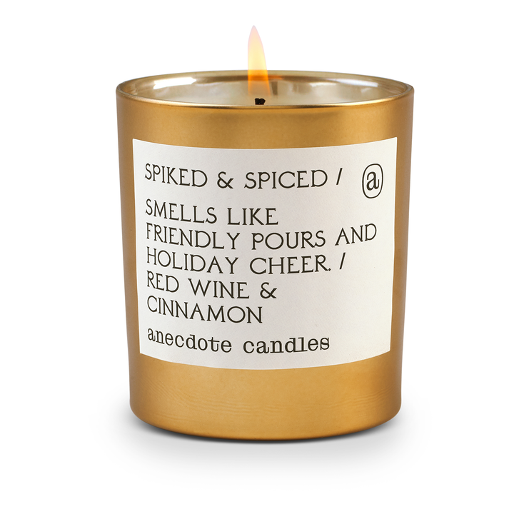 SPIKED & SPICED GOLD TUMBLER CANDLE (LIMITED EDITION) Anecdote Candles Candles Bonjour Fete - Party Supplies