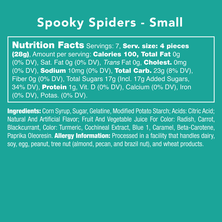 Spooky Spiders Gummy Candy Bonjour Fete Party Supplies Halloween Party Favors And Boo Baskets
