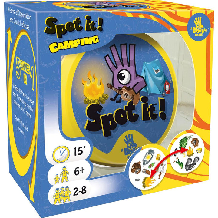 SPOT IT: CAMPING Asmodee Bonjour Fete - Party Supplies