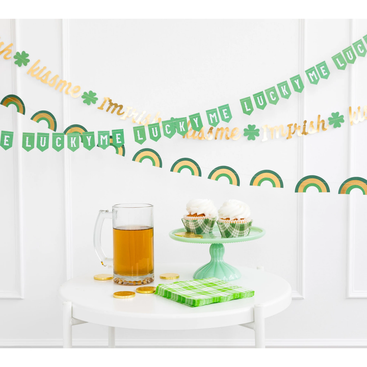 ST. PATRICK'S DAY MINI BANNER SET My Mind's Eye Garlands & Banners Bonjour Fete - Party Supplies