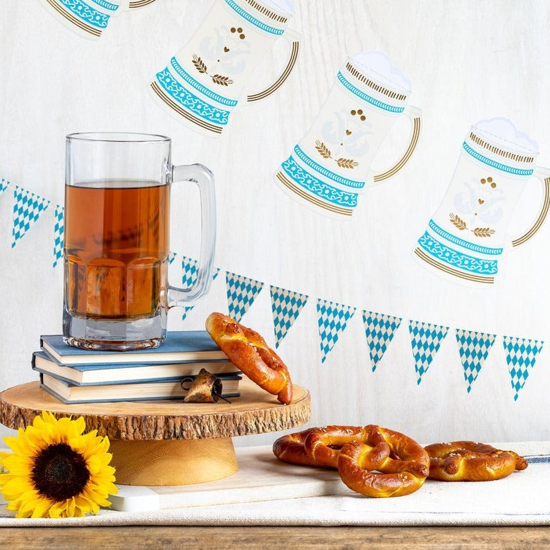 OKTOBERFEST STEIN BANNER My Mind's Eye Garlands & Banners Bonjour Fete - Party Supplies