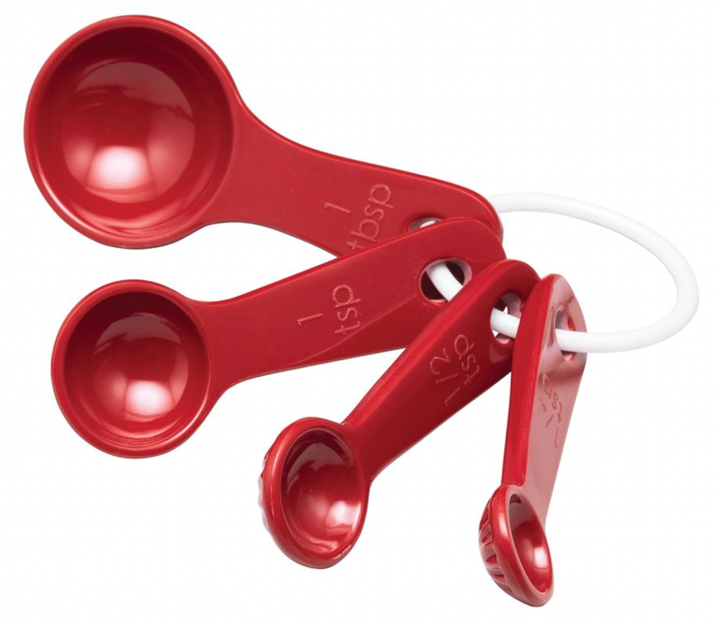 Red Christmas Measuring Spoons - 785525298377