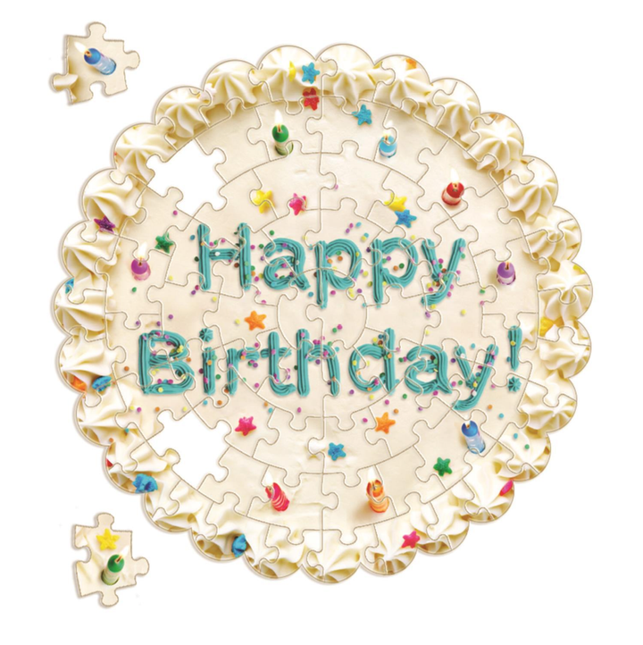 HAPPY BIRTHDAY JIGSAW PUZZLE IN MUSICAL GIFT BOX Two's Company Bonjour Fete - Party Supplies