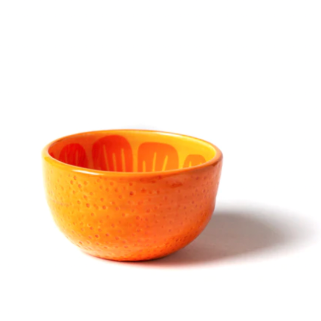 ORANGE APPETIZER BOWL Coton Colors Bonjour Fete - Party Supplies