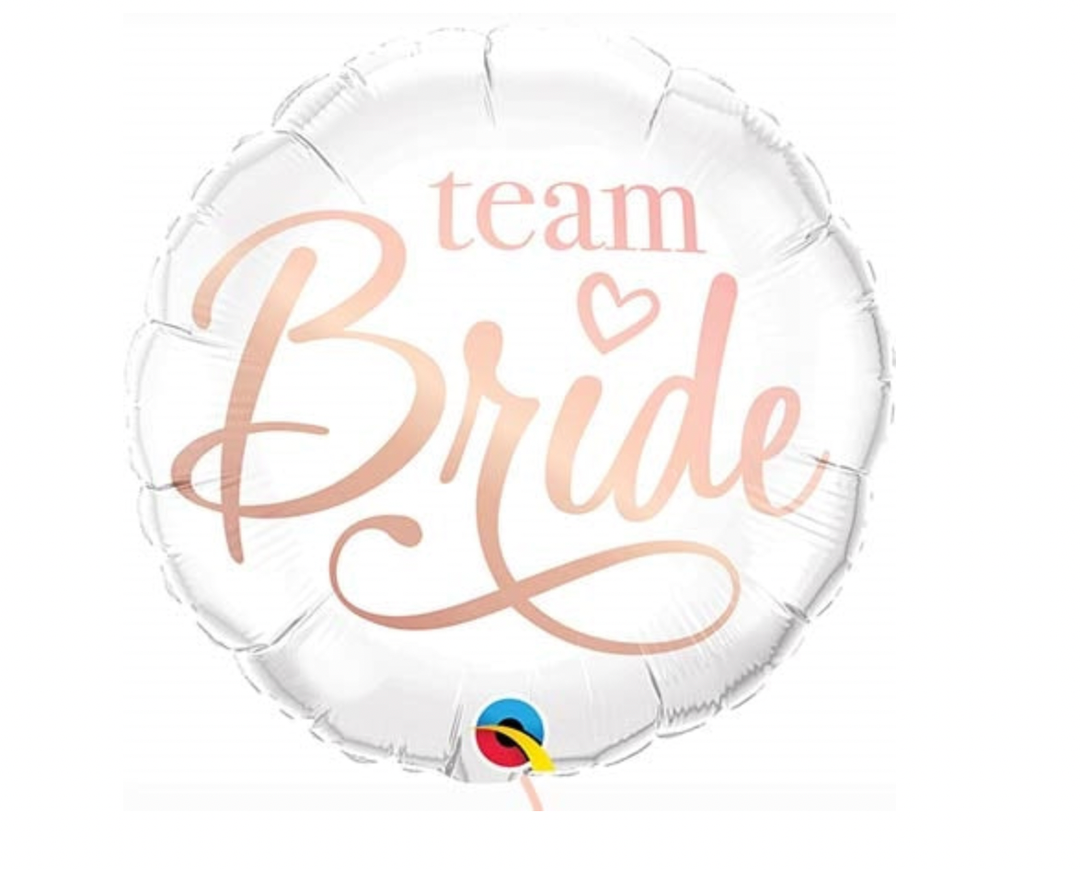 TEAM BRIDE BALLOON Qualatex Balloons Bonjour Fete - Party Supplies