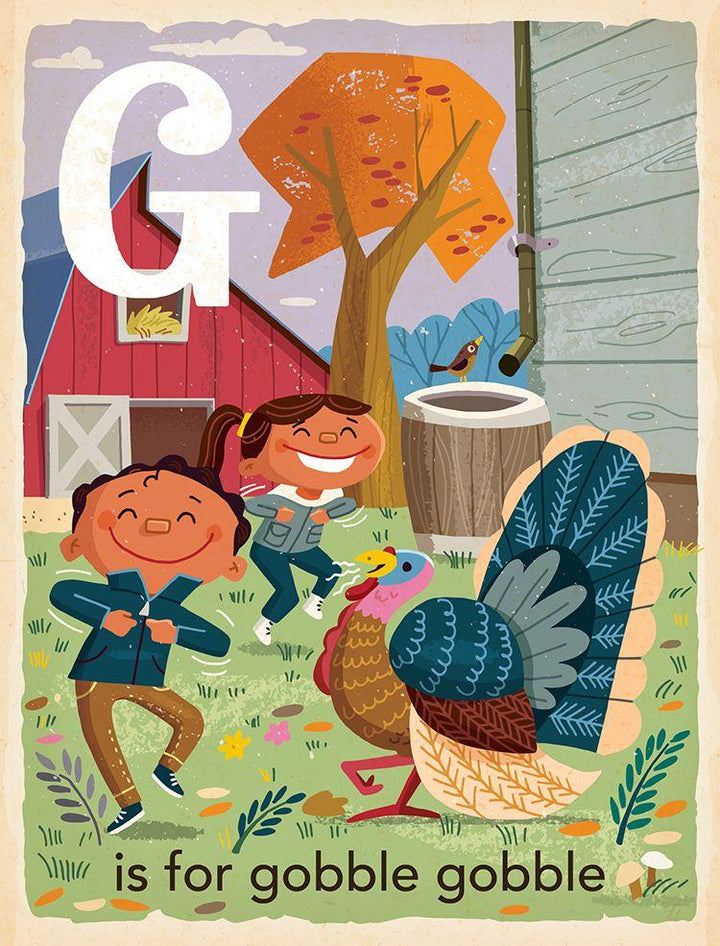 T IS FOR THANKFUL BOOK Gibbs Smith Publisher Thanksgiving Favors S IS FOR SANTA: A CHRISTMAS ALPHABEt Bonjour Fete - Party Supplies