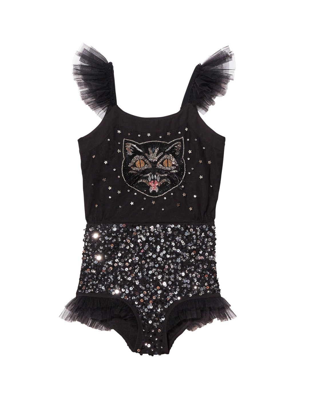 HALLOWEEN BEBE BAD LUCKY KITTY ONESIE Tutu Du Monde Bonjour Fete - Party Supplies