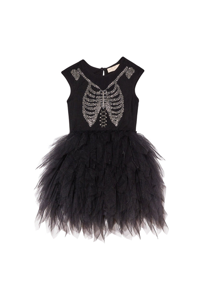 HALLOWEEN BEBE BONE TO BE WILD TUTU DRESS Tutu Du Monde 12-18 Bonjour Fete - Party Supplies