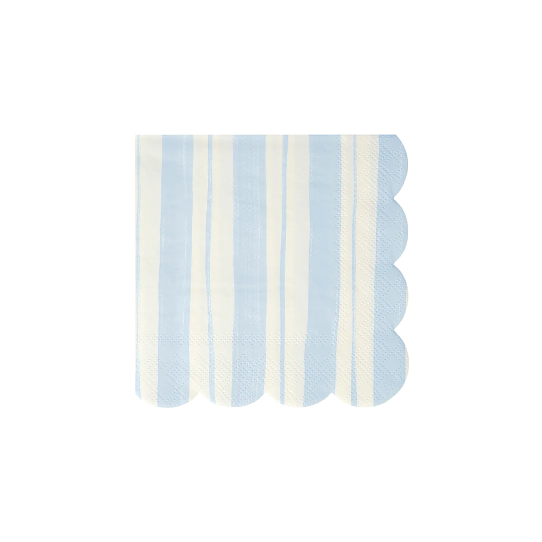 TICKING STRIPE NAPKINS Meri Meri Napkins Bonjour Fete - Party Supplies