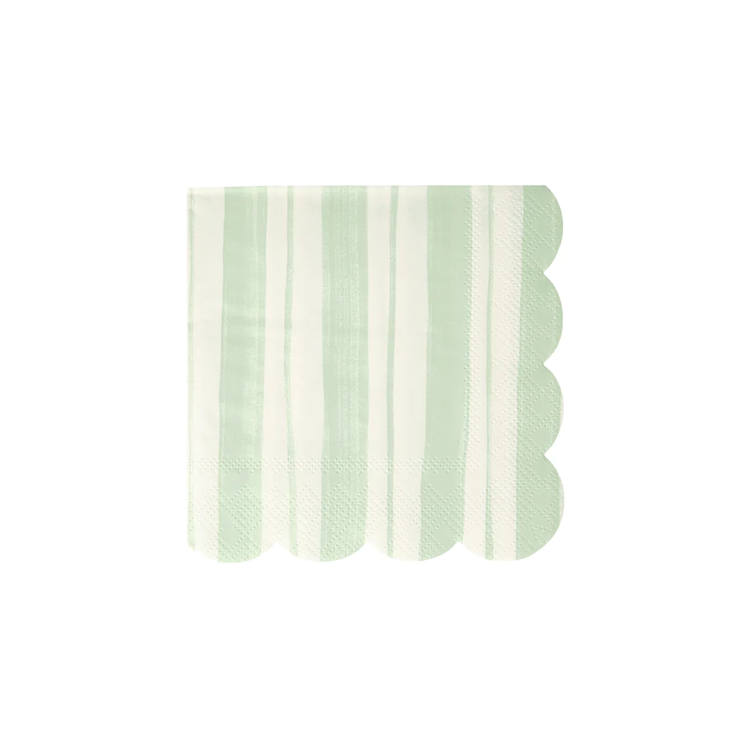 TICKING STRIPE NAPKINS Meri Meri Napkins Bonjour Fete - Party Supplies